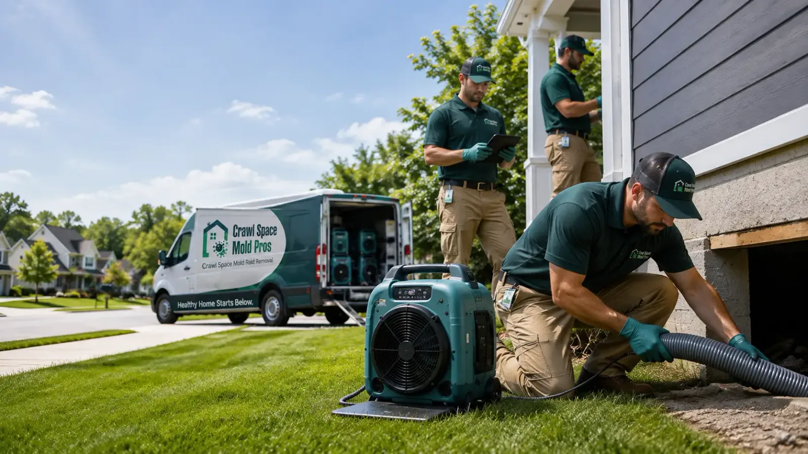 Crawl Space Mold Removal in Berkeley, IL